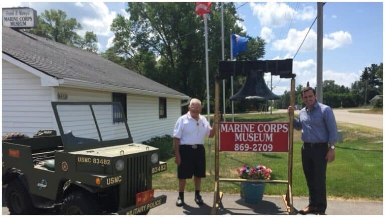 Oneida Tribal Member Creates Marine Corps Museum in Basement to Honor Veterans