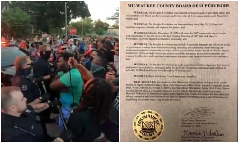 Milwaukee County Board Commends BLM Group Linked To Violence