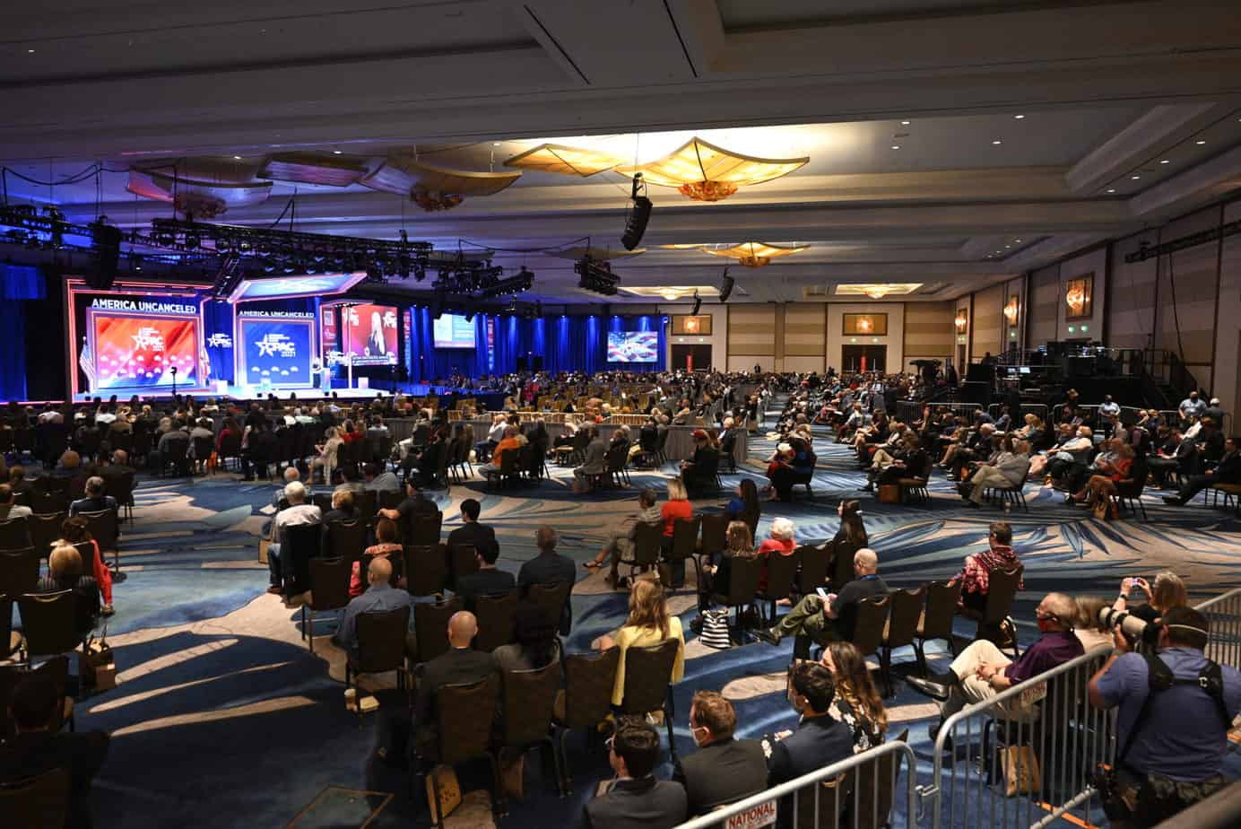 Cpac nazi stage