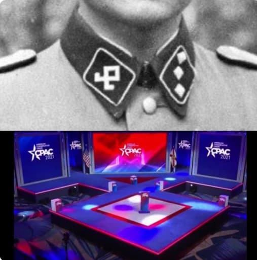 Cpac nazi stage