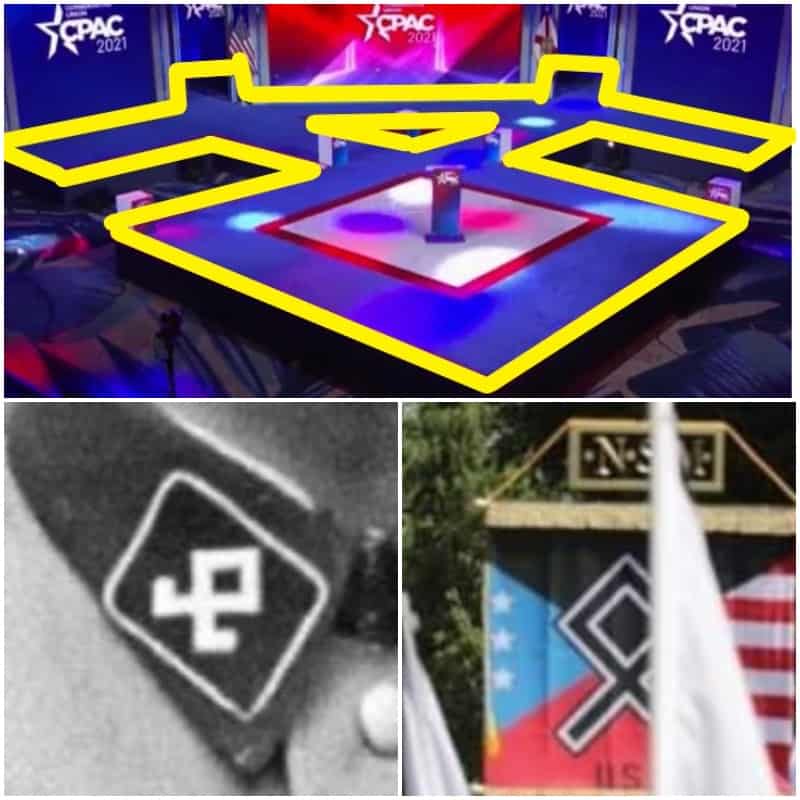 Cpac nazi stage