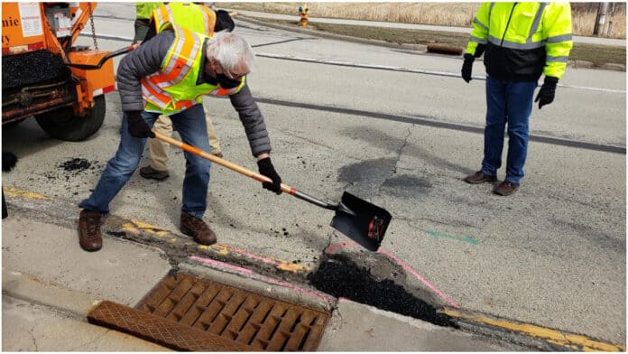 tony evers potholes