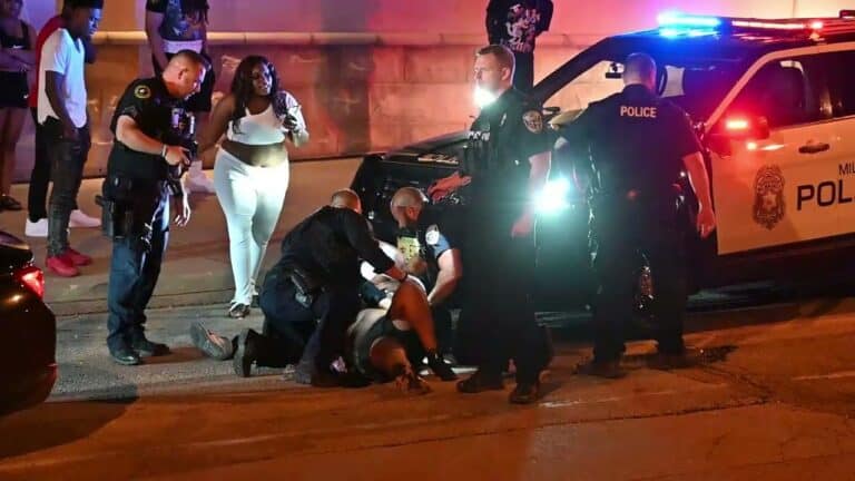 EXCLUSIVE VIDEO: Milwaukee Shooting Victim Collapses Near Water Street