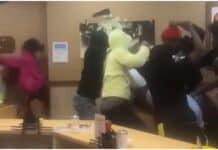 Crazy Fight at a Milwaukee George Webb Caught on Video George Webb Fight