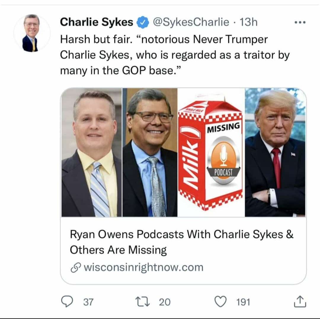 Charlie sykes podcast