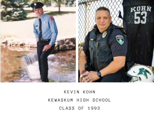 Kewaskum police senior class pictures