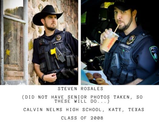 Kewaskum police senior class pictures