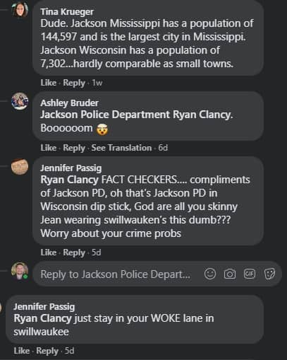 Ryan clancy jackson police