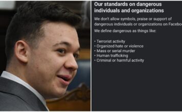 Facebook Labels Kyle Rittenhouse a ‘Dangerous Person,’ Bans Legal Analysis Favoring His Defense kyle rittenhouse facebook ban