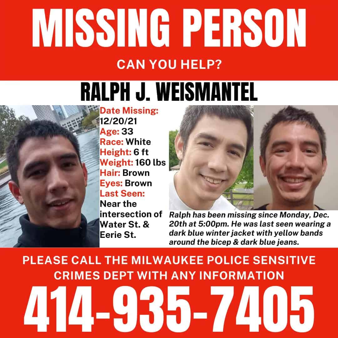 Ralph weismantel missing