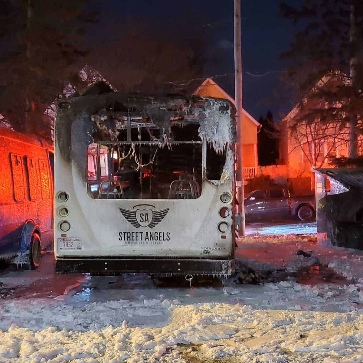 Street Angels Buses Torched