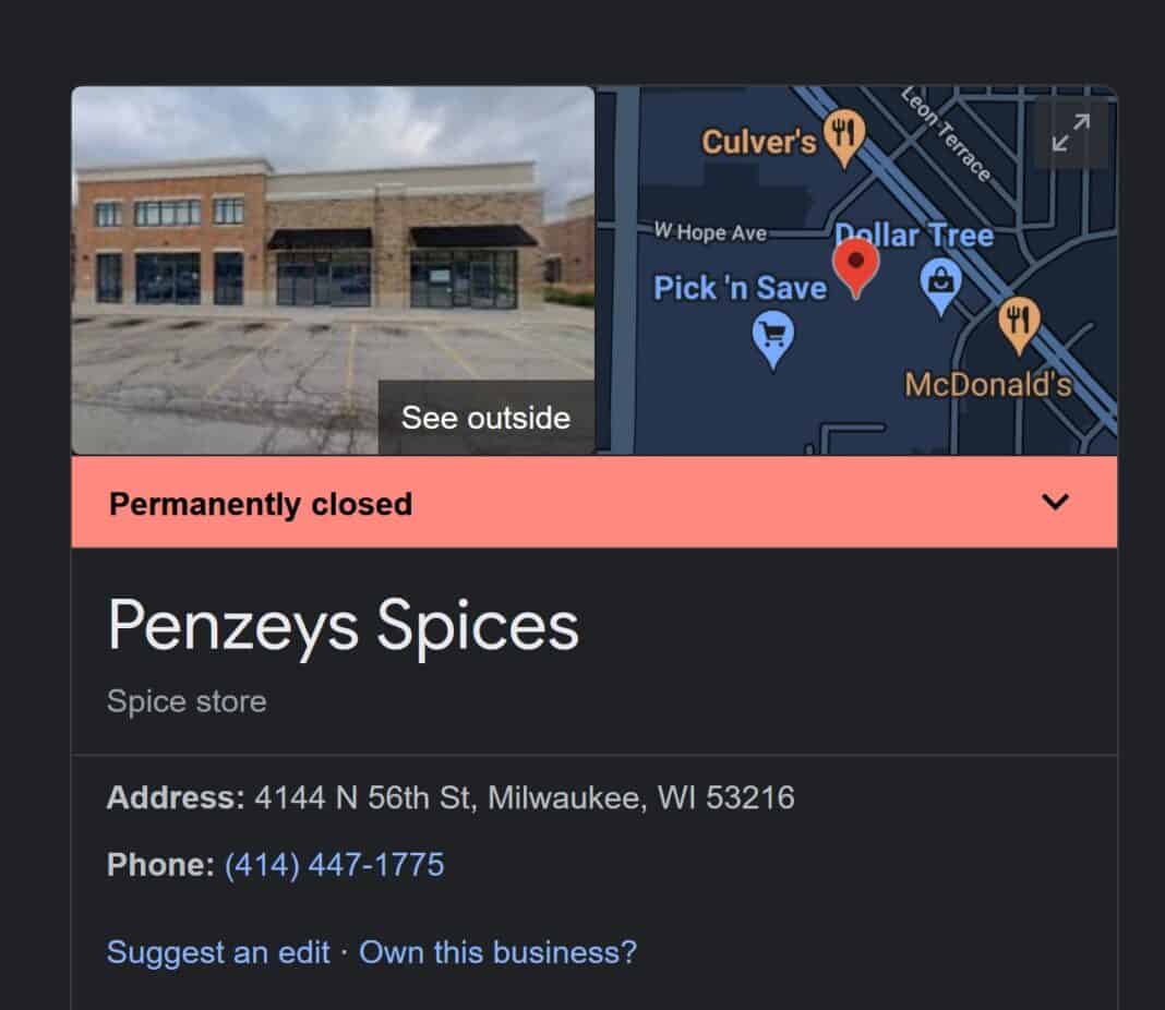 Bill Penzey: No Penzeys Spices Milwaukee Inner City Stores