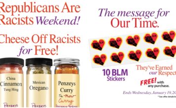 Penzeys Spices Offers ‘Republicans Are Racists Weekend!’ Deal penzeys spices