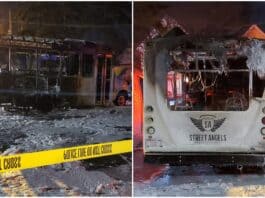 Street Angels Buses Torched