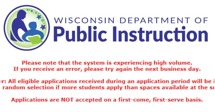 School Choice Web Page Crash