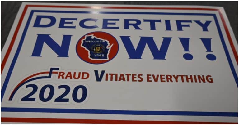 Stop the Wisconsin Election Decertification Narrative NOW