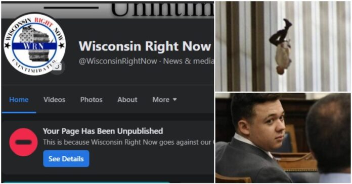 Facebook Unpublishes Wisconsin Right Now