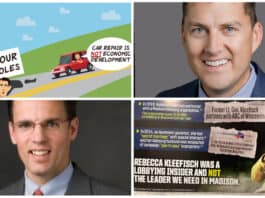 The attack ads against Rebecca Kleefisch are funded by a group that recently received money from an organization tied to the union president behind the infamous Scott Holes campaign that may have cost Scott Walker the last election. What of the Michels campaign?