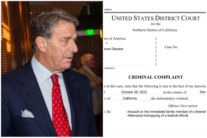David DePape criminal complaint