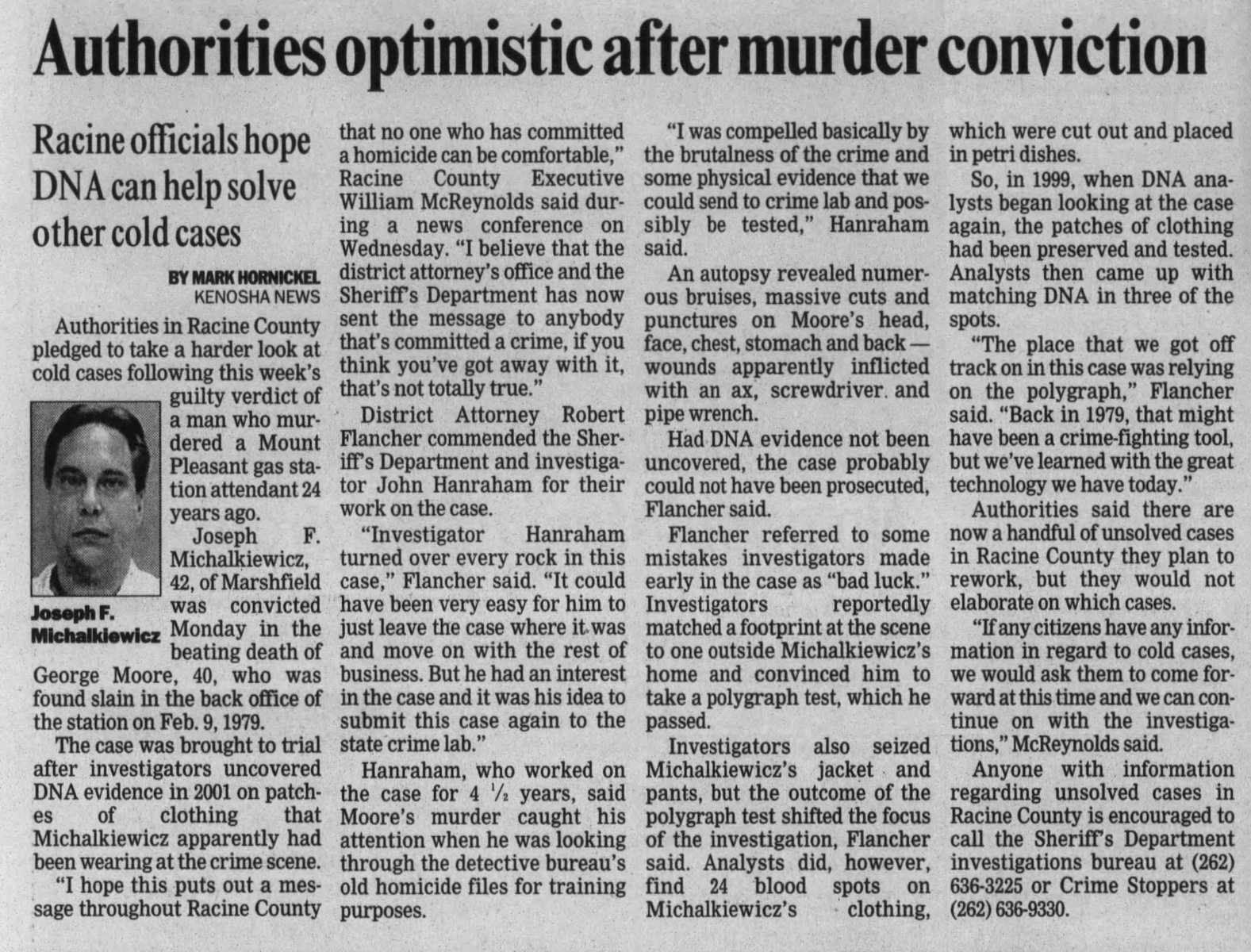 Kenosha News 2003 04 17 page 23