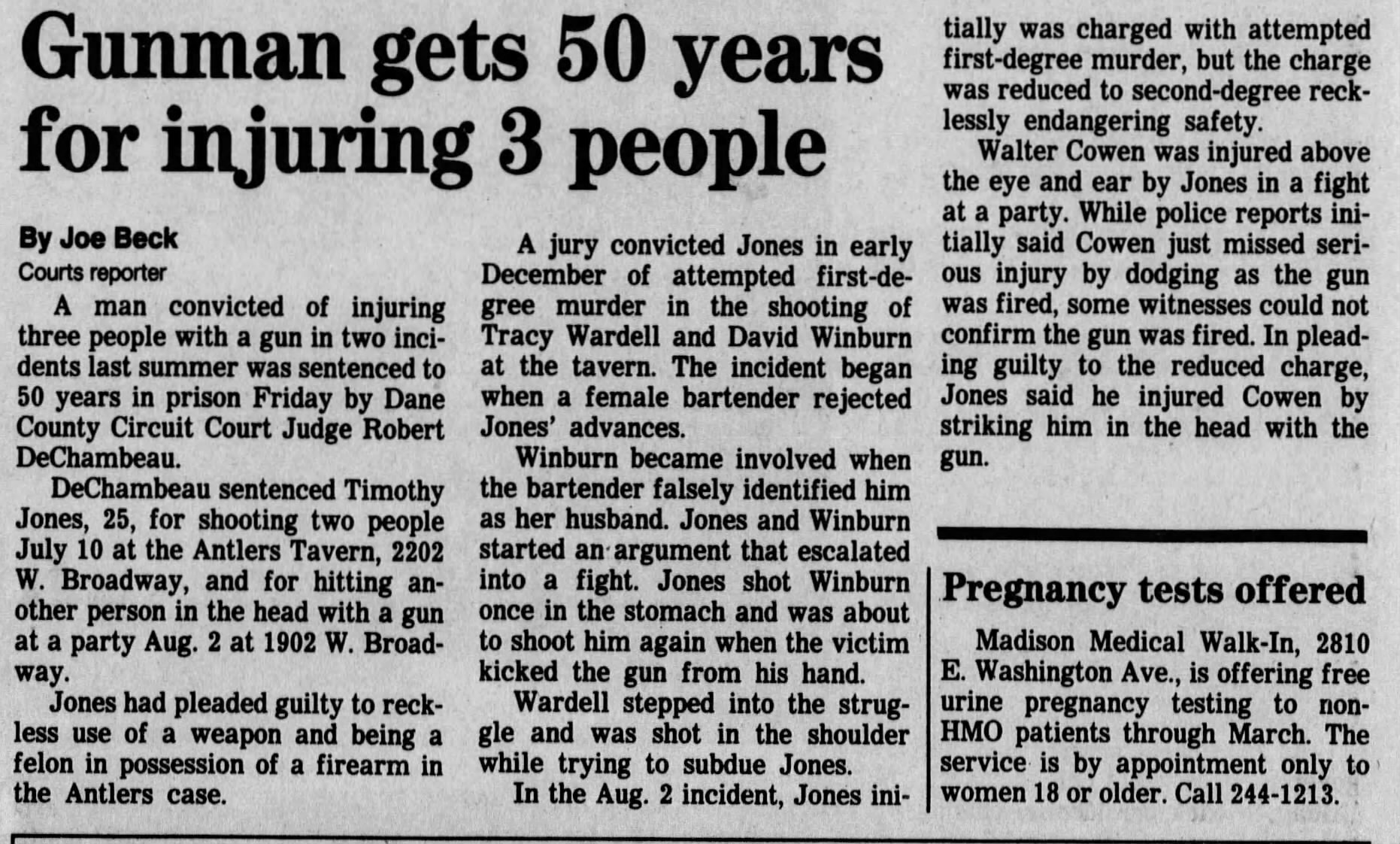 Wisconsin State Journal 1992 03 14 page 8