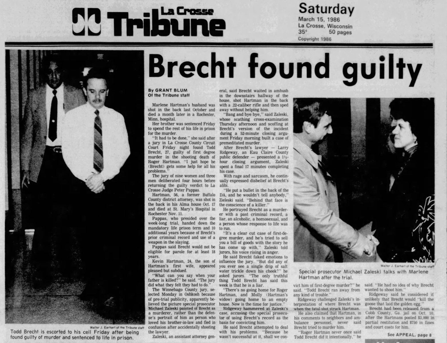 The La Crosse Tribune 1986 03 15 page 1 scaled