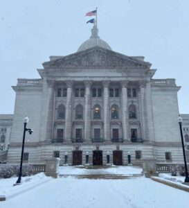 Flags at half staff