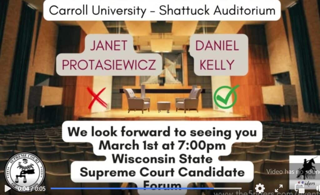 Supreme court debate: janet protasiewicz