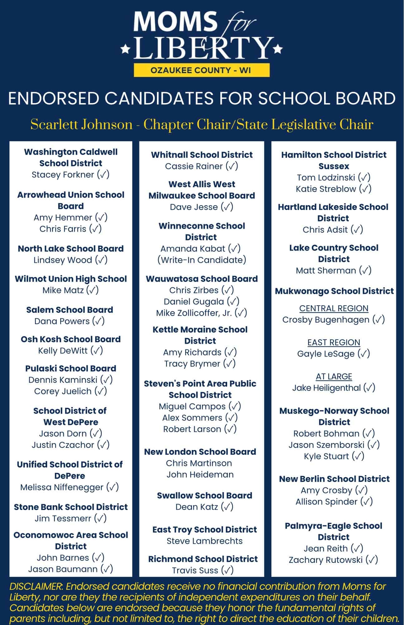 Moms for liberty wisconsin school board endorsements