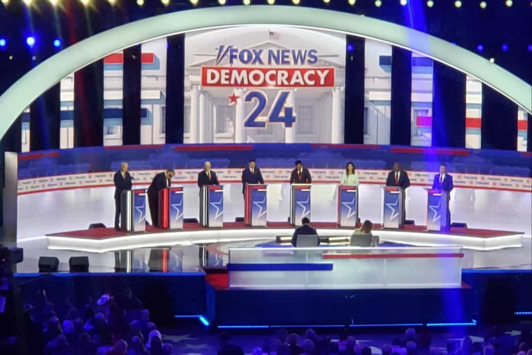 TONIGHT: 2024 Republican Presidential Candidates Gear Up for Miami Debate Without Trump TONIGHT: 2024 Republican Presidential Candidates Gear Up for Miami Debate Without Trump Haley, DeSantis Outperform Trump In Faceoff With Biden, Poll Says 1st GOP Presidential Debate
