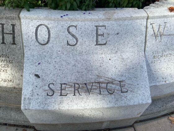 Wisconsin law enforcement memorial vandalized