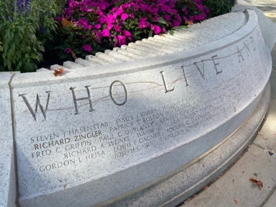 Wisconsin law enforcement memorial vandalized