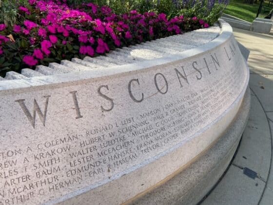 Wisconsin law enforcement memorial vandalized