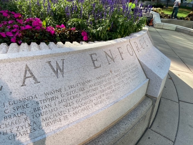 Wisconsin law enforcement memorial vandalized