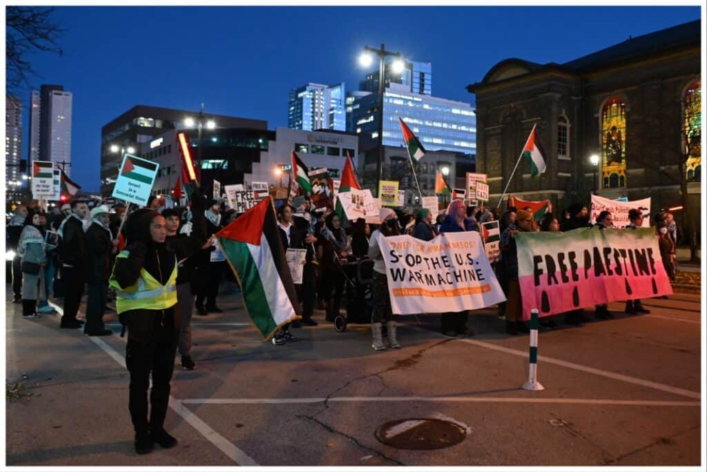 Pro-palestinian protest