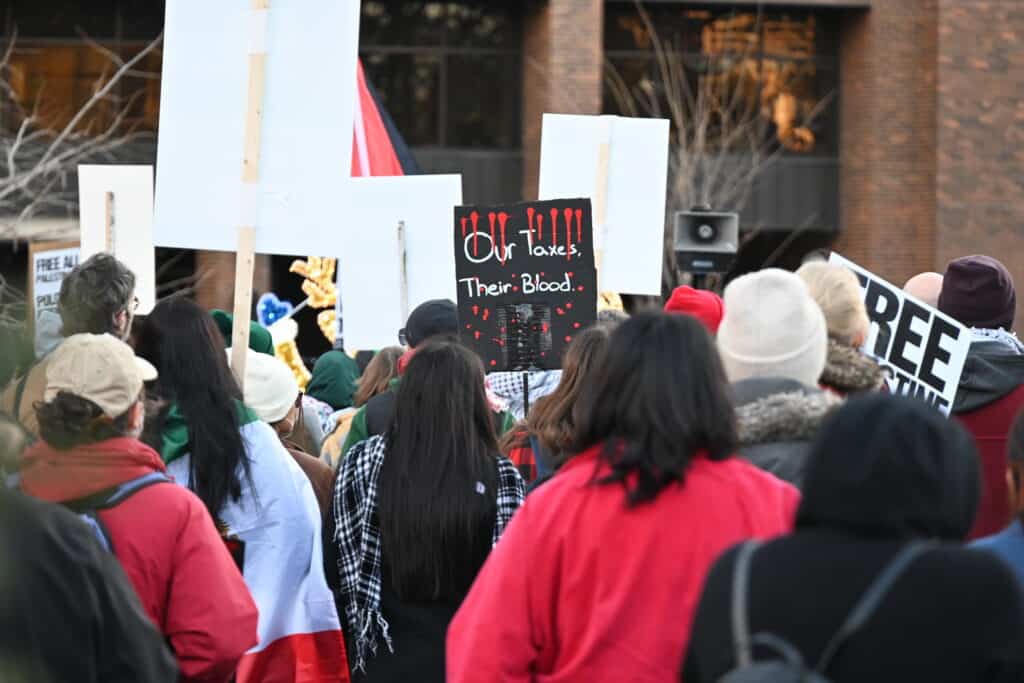 Pro-palestinian protest