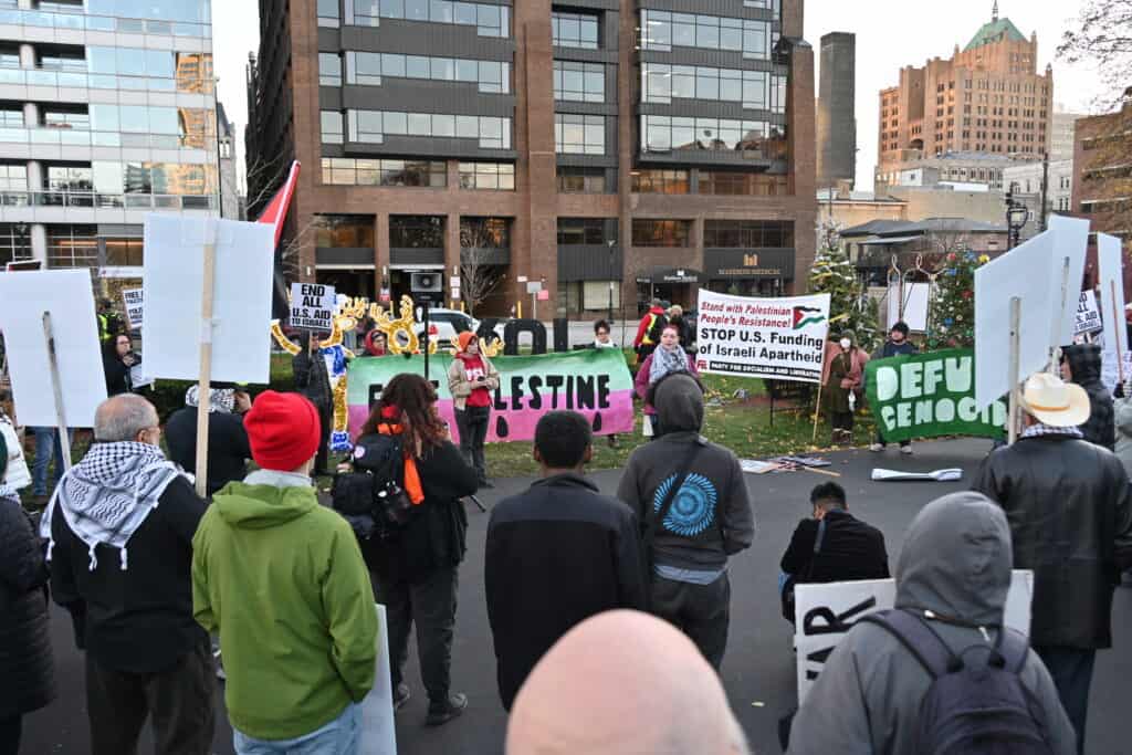 Pro-palestinian protest