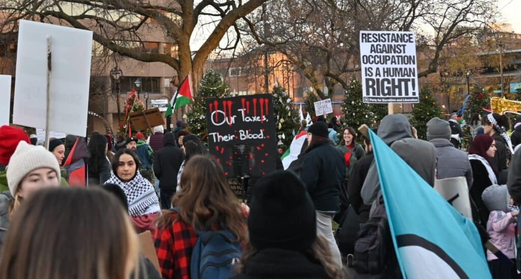 Pro-palestinian protest