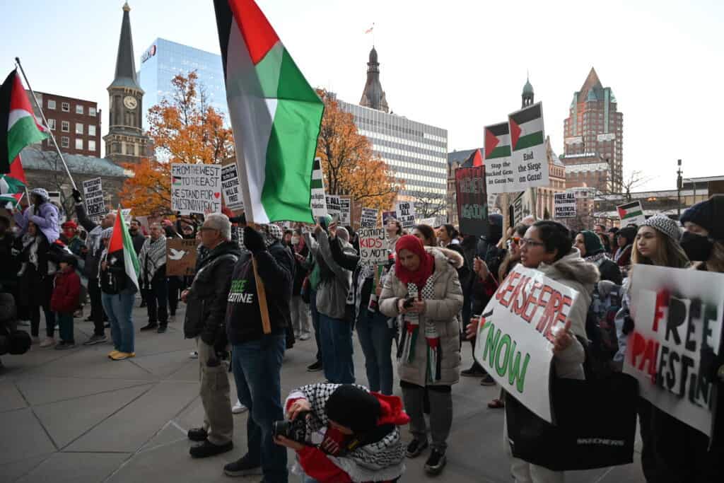 Pro-palestinian protest