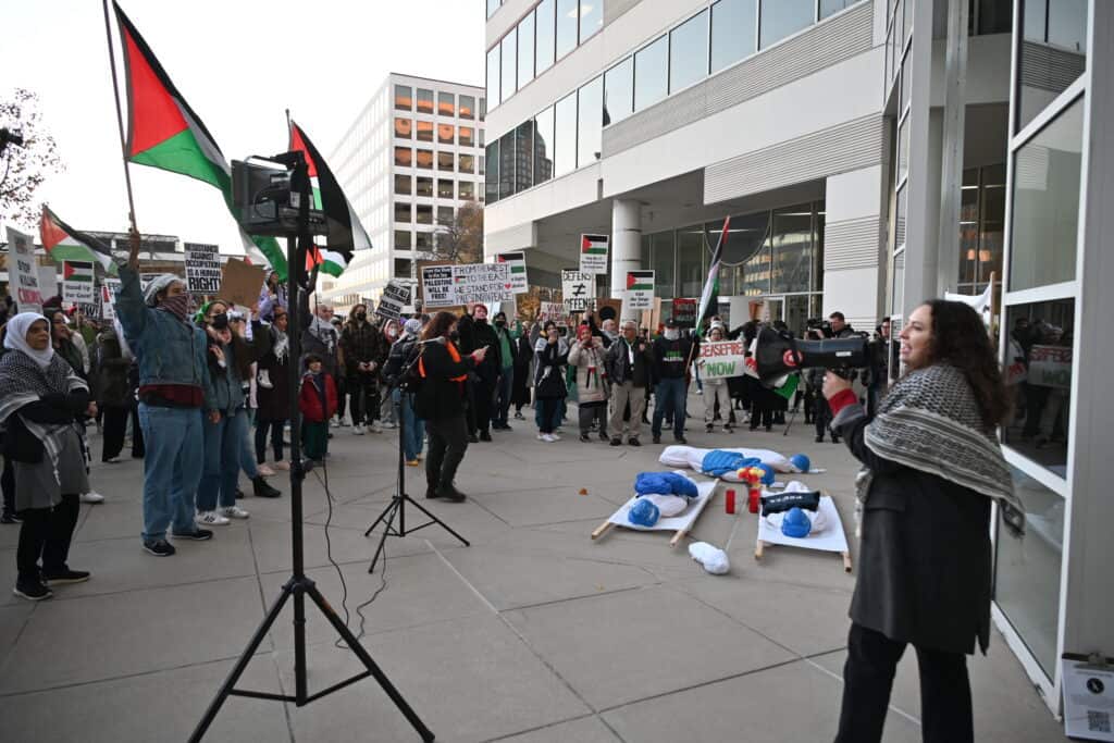 Pro-palestinian protest