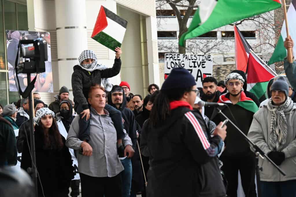 Pro-palestinian protest