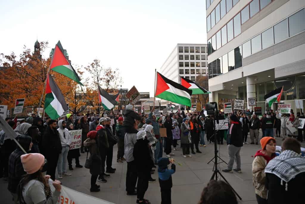 Pro-palestinian protest