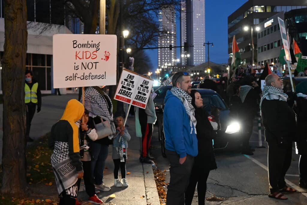 Pro-palestinian protest