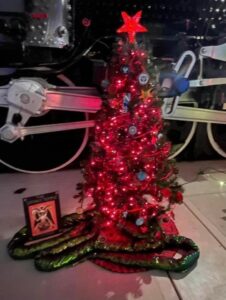 Satanic christmas tree