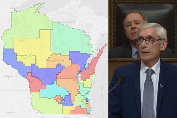Tony Evers Signs his Own Legislative Maps Evers’ Maps redistricting maps wisconsin legislative maps