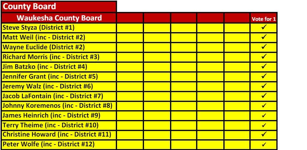 Waukesha county spring 2024 republican voter guide