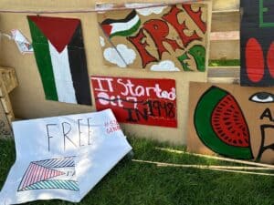 Salah Sarsour Uwm encampment