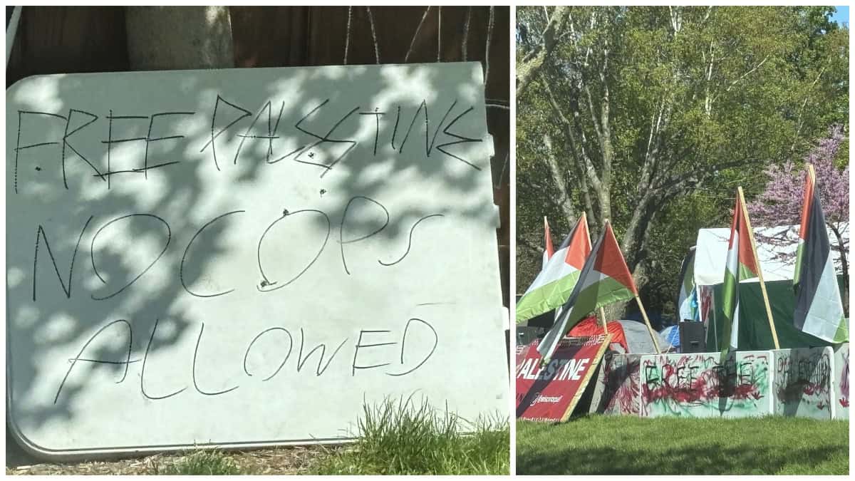 UW-Milwaukee Protesters BAN Cops From Campus Lawn Owned By Taxpayers