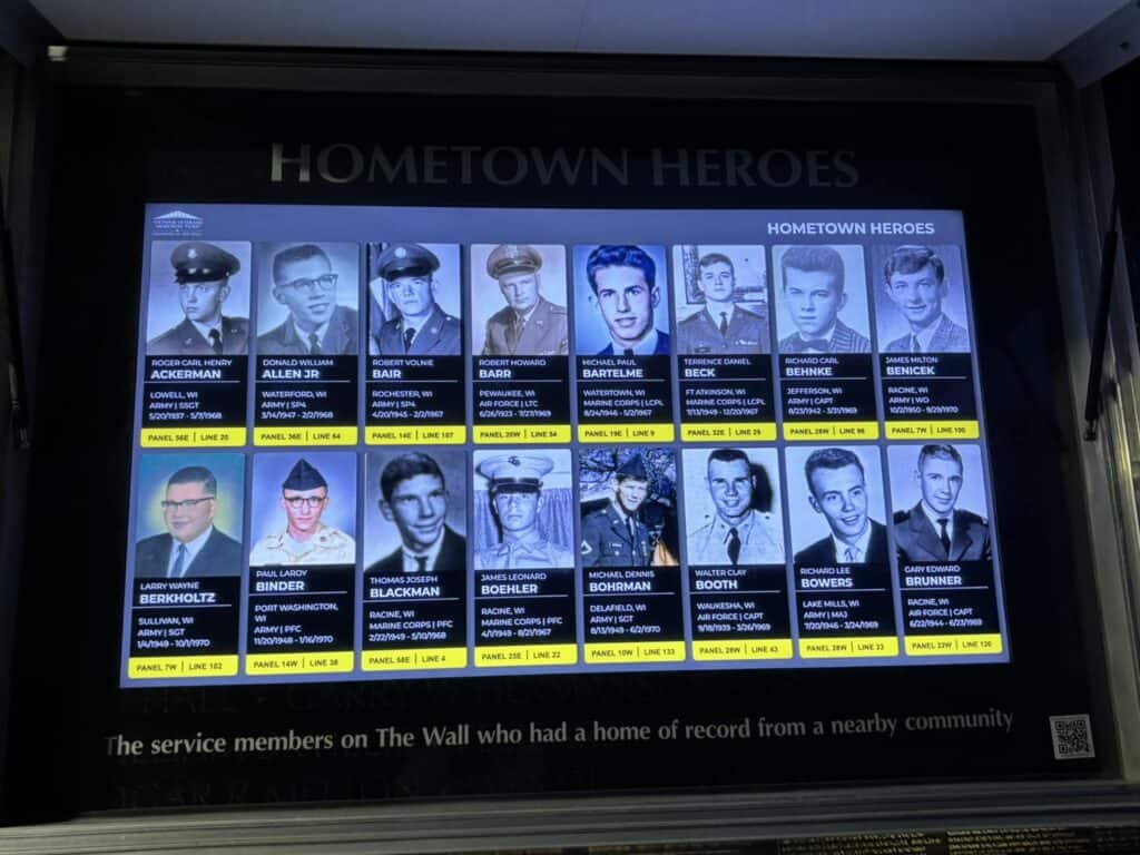 Hartland vietnam wall