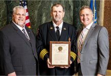 Hudson Asst. Fire Chief Jeff Dabruzzi Honored as the First Responder of the Year by Rep. Zimmerman, Sen. Stafsholt jeff dabruzzi